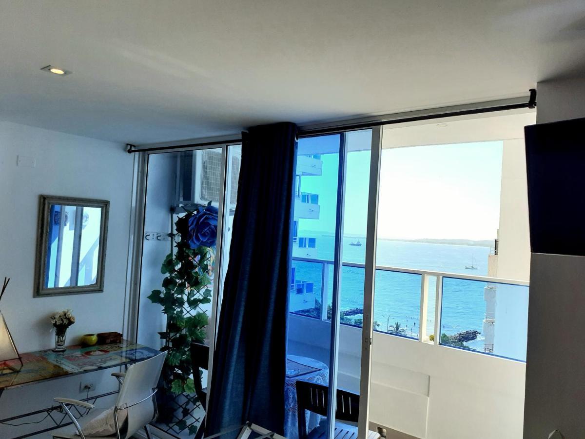 Aparta Estudio Confortable Vista Al Mar Cartagena Exterior foto