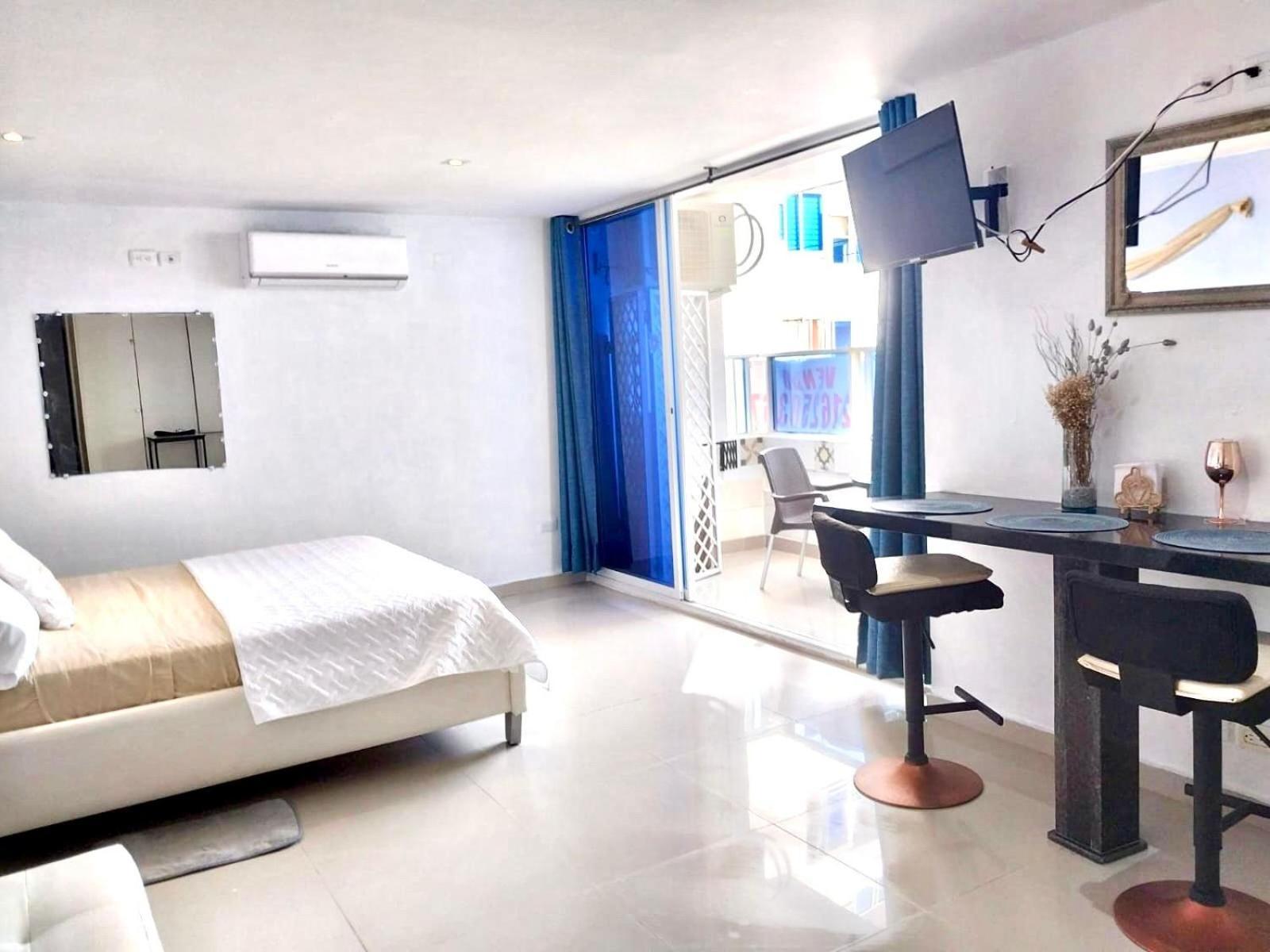 Aparta Estudio Confortable Vista Al Mar Cartagena Exterior foto